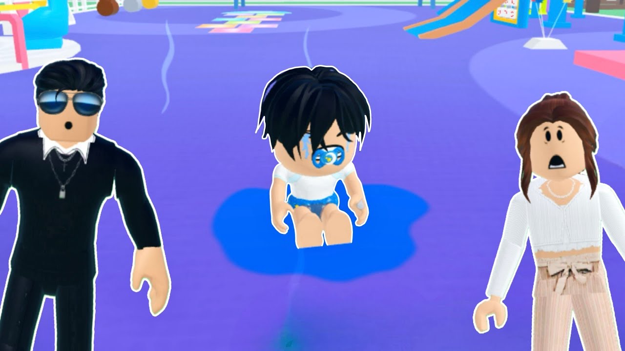 BAYI KELUARGA BOKIR NGOMPOL DI TAMAN BERMAIN | 💖 Twilight Daycare Roblox Indonesia