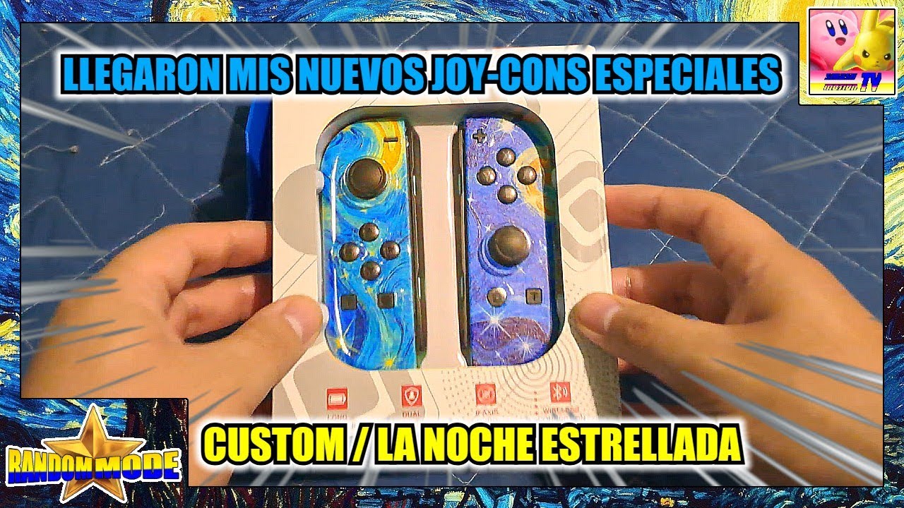 ¡Asombroso! ¡Unboxing! Joy-Con/Custom [La Noche Estrellada]