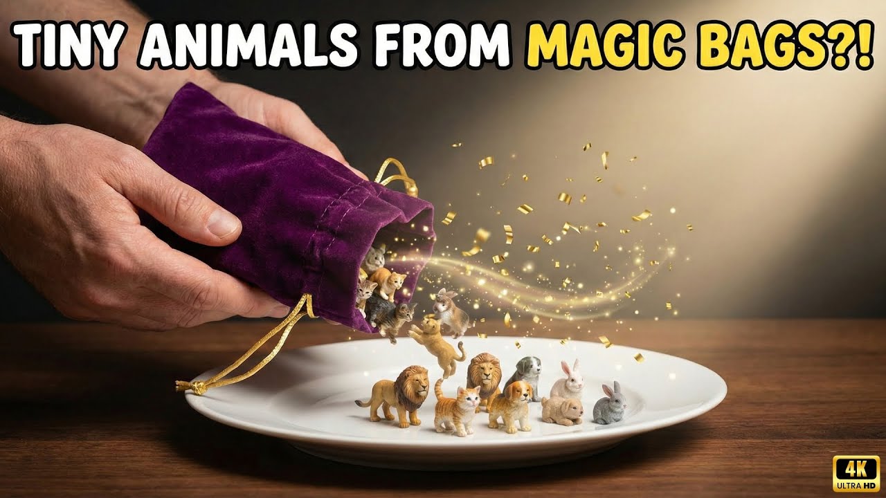 Baby Animals Spill From a Magic Bag 😱 (So Cute It Hurts!) #asmr #relaxing