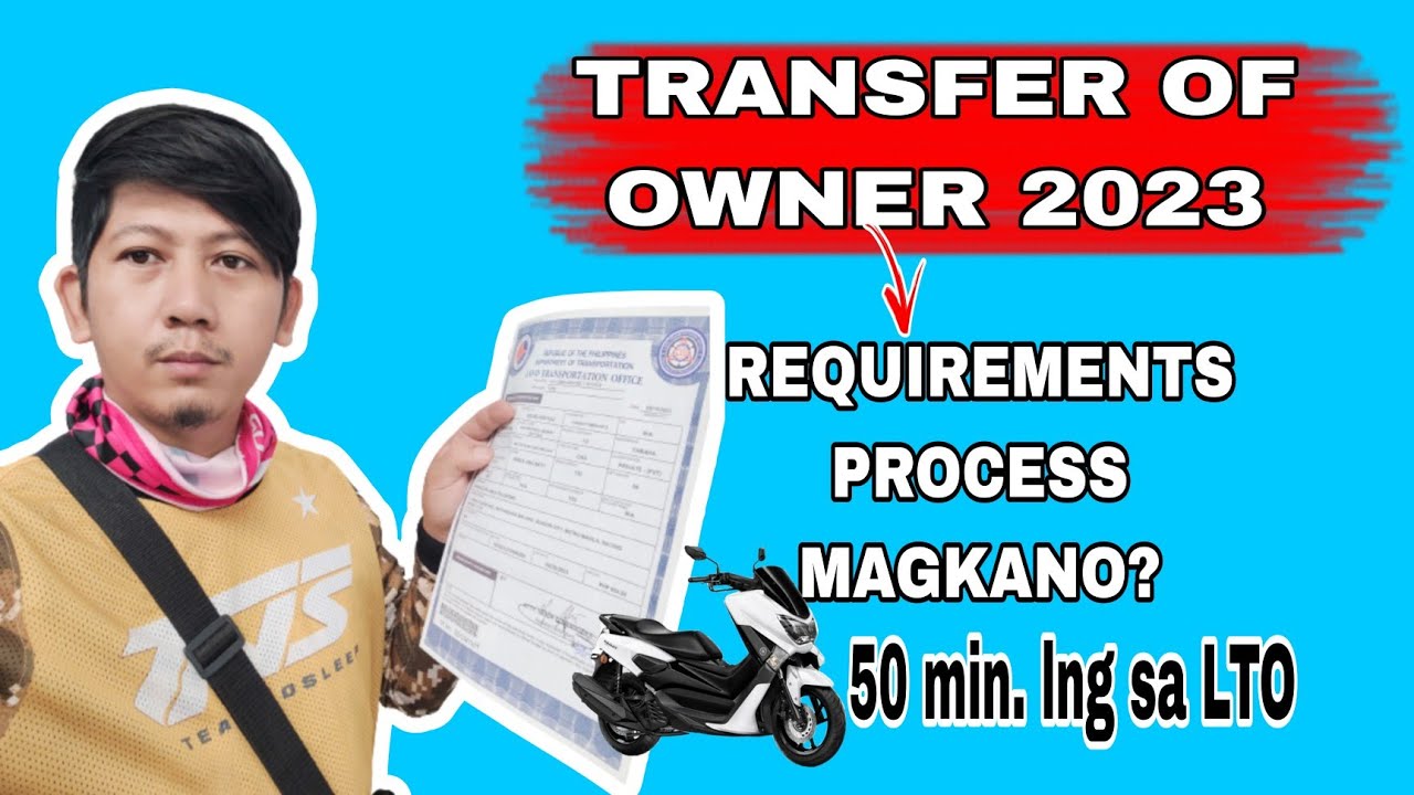 Transfer of Ownership motor 2023