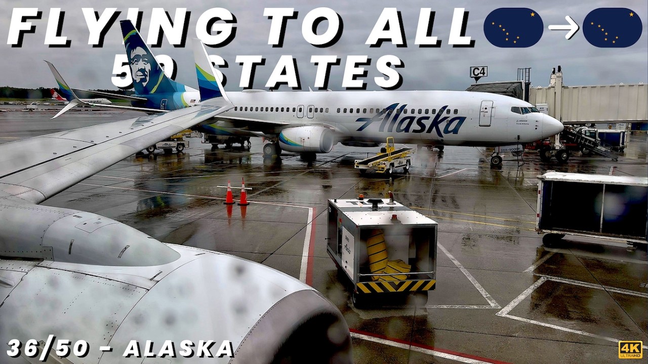 [4K] &ndash; Full Flight &ndash; Alaska Airlines &ndash; Boeing 737-790 &ndash; ANC-CDV &ndash; N611AS &ndash; AS66 &ndash; FSC 47