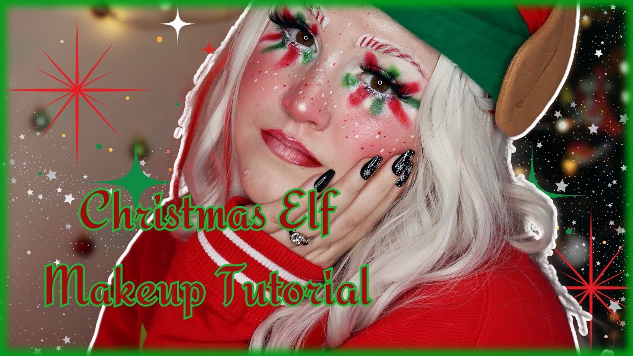 Christmas Peppermint Elf Makeup Tutorial | 25 Days of Christmas