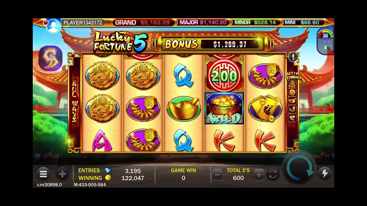 $1000 win on this slot game golden dragon