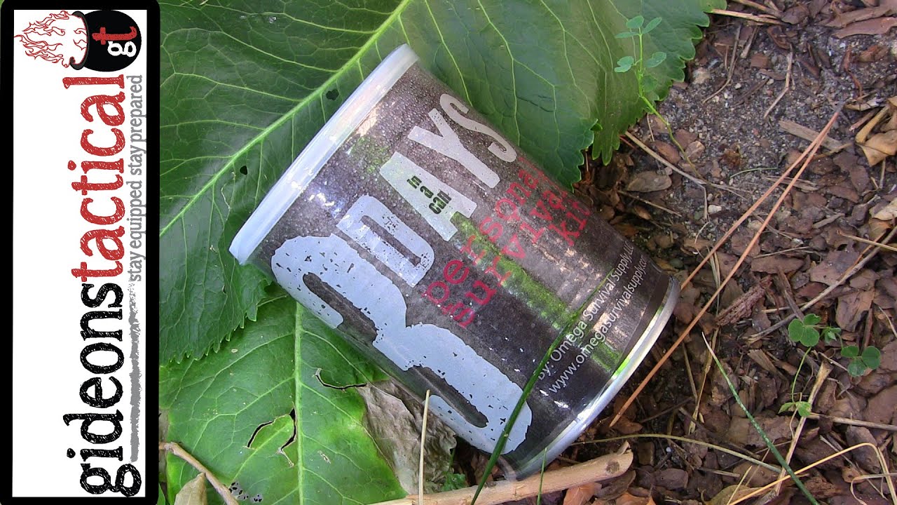 Survival Kit In A Can: Omega Survival Supply