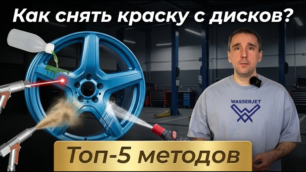 Топ-5 методов удаления краски с дисков