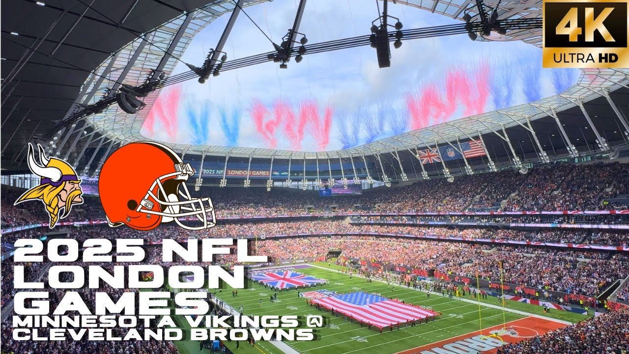 🏈 GAMEDAY At The 2025 NFL London Games 🏈 | Minnesota Vikings @ Cleveland Browns Gameday VLOG [4K]