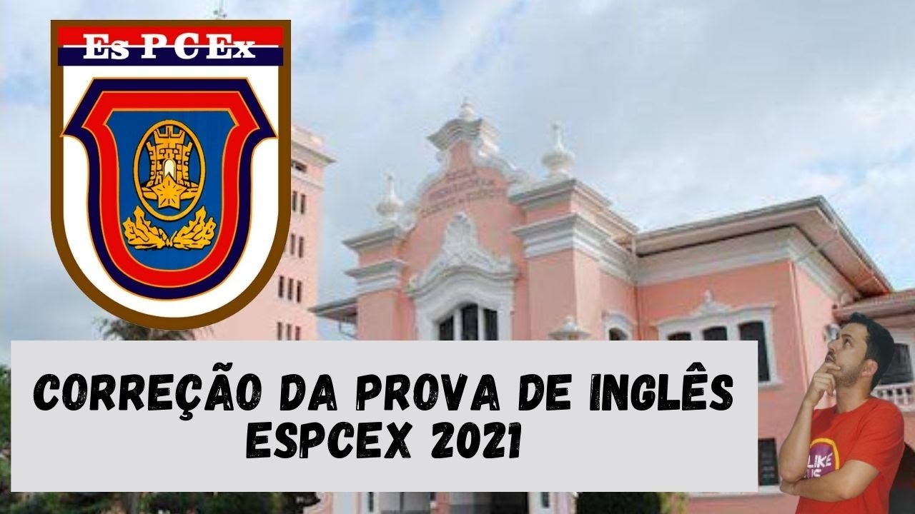 Prova de Inglês ESPCEX 2021 | Teacher Rafael