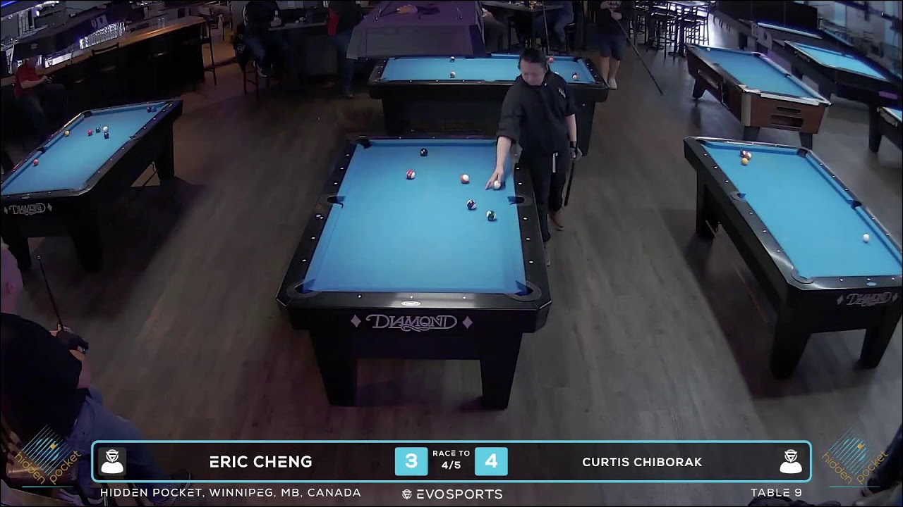 ERIC CHENG vs CURTIS CHIBORAK - HIDDEN POCKET - TABLE 9 | EvoSports