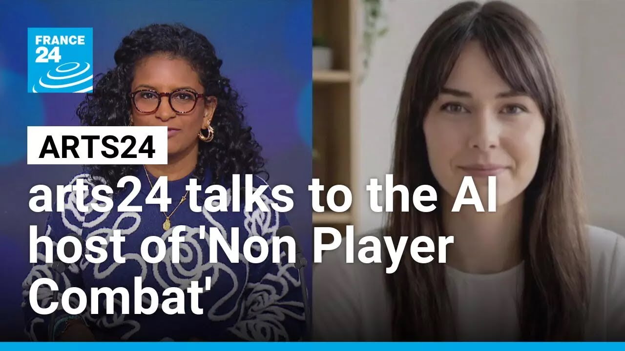 arts24 talks to AI host of reality TV show 'Non Player Combat' &bull; FRANCE 24 English