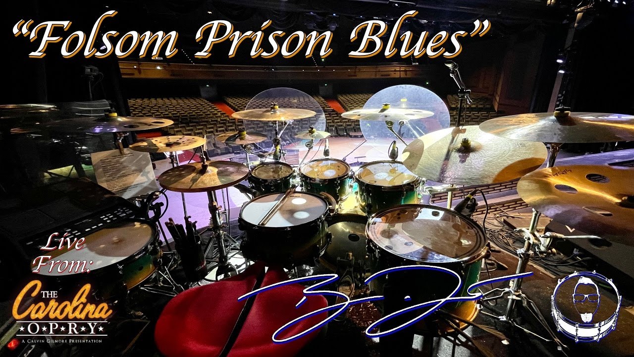 Johnny Cash - Folsom Prison Blues - Carolina Opry {} Brian Daggett Drum Cam