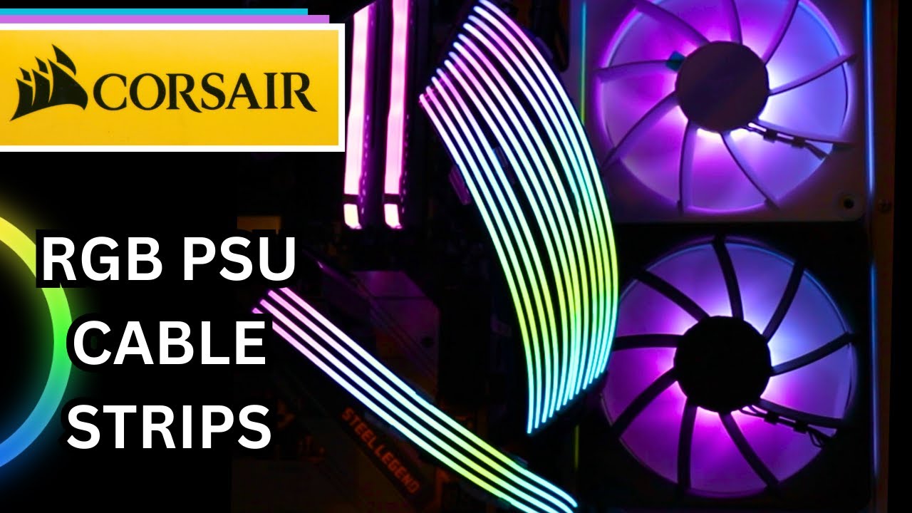 Кабельные стяжки для блока питания Corsair RGB хороши, НО.......