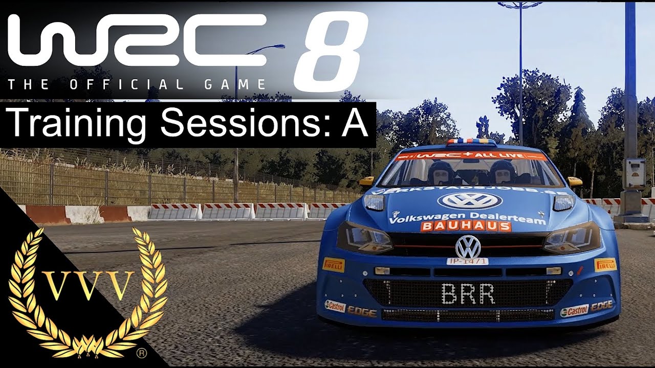 WRC 8 Gameplay Training Sessions A