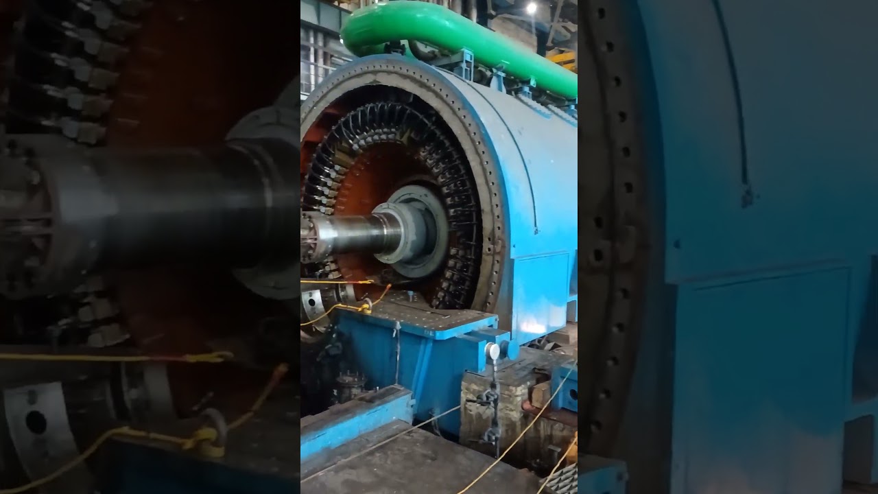 Turbo generator Rotor & Stator winding of Tharmal Power plant 
