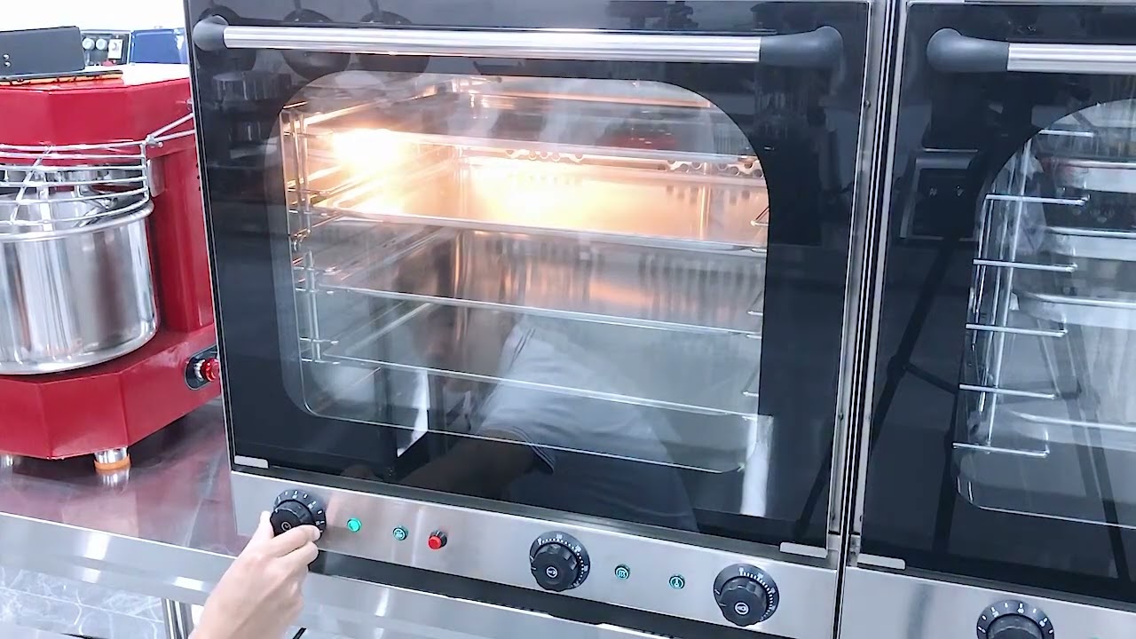 R&M 🔥 Commercial Bakery Baking Electric 4 Trays 2 in 1 Convection oven (Table top Edition)