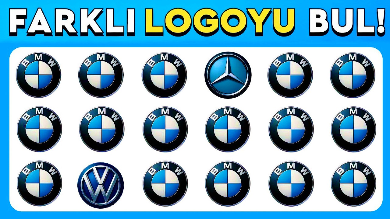 Farklı Olanı Bul!✅🚘 Araba Markası Logo Testi | 60 Seviye I Gerçek Araba Uzmanları Bunu Çözebilir!