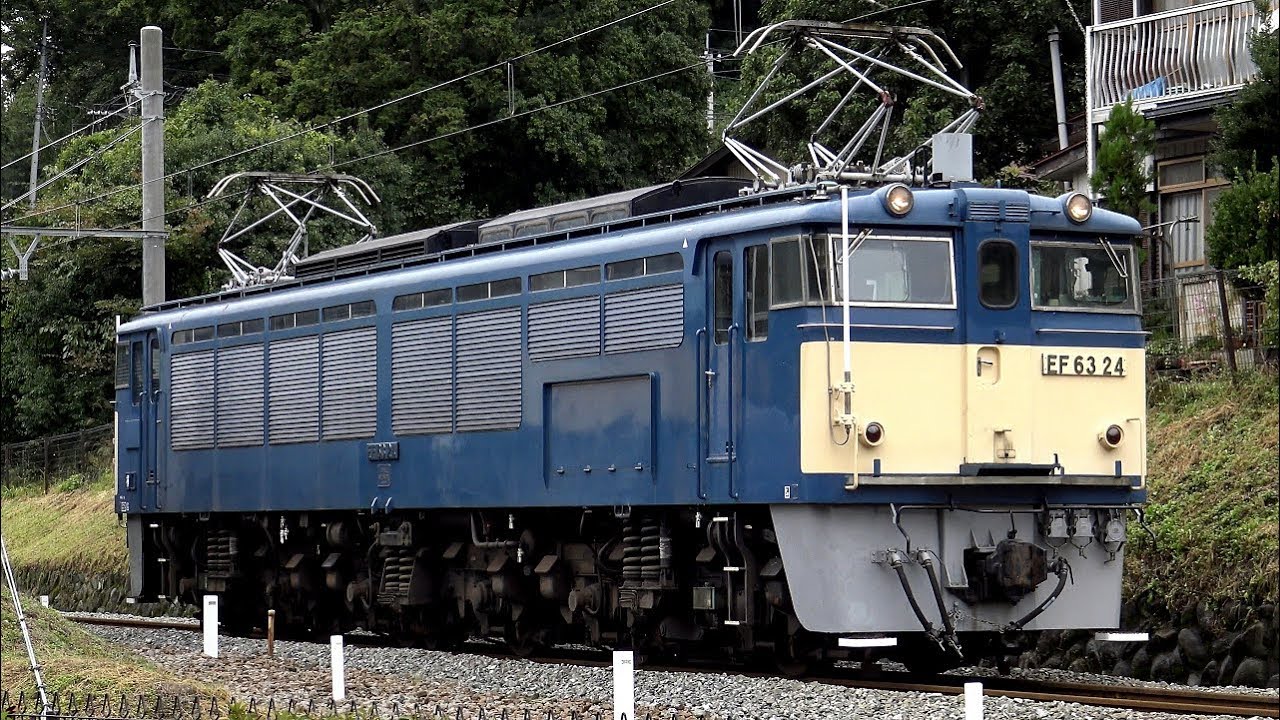 【4K】音で楽しむ!EF63形電気機関車(パンタ上昇⇒コンプレッサ起動⇒ブロワ起動)EF63-24 走行シーン集 運転体験 碓氷峠鉄道文化むらにて