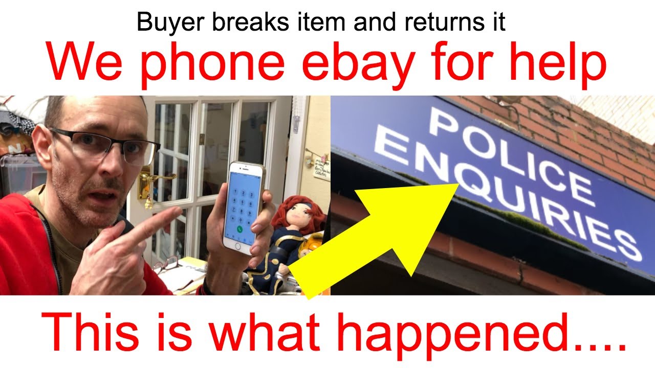 ebay buyer returns broken item - We ask ebay seller protection for help - Selling on ebay