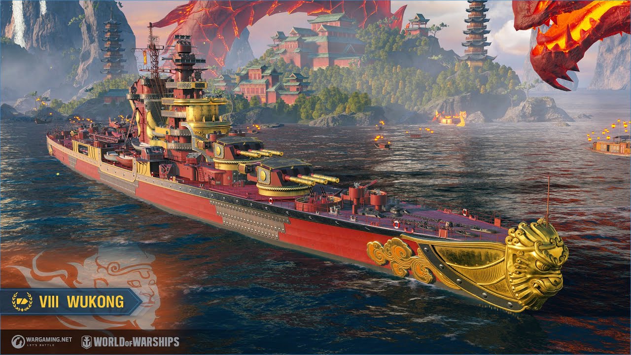 World of Warships Blitz T8 Pan Asia Cruiser Wukong Review