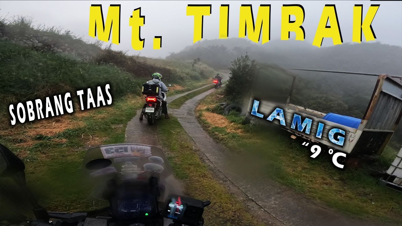 Halos hindi umahon motor ko sa sobrang tarik l Pinaka malamig sa Luzon  Mt. Timbak Ride Eps. I