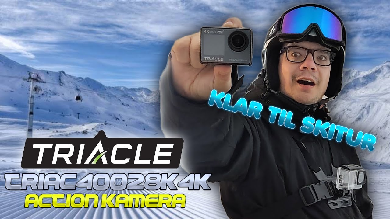 Klar Til Skitur | Triacle 4K Action Kamera.
