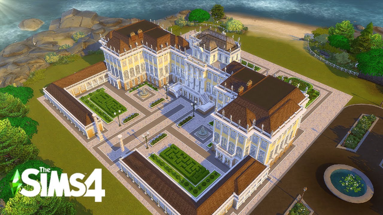 SCHÖNBRUNN PALACE | Baroque Palace | The sims 4 | Speed build | CC list