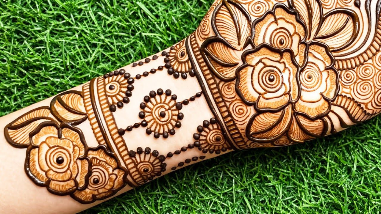 Beautiful Full Hand Floral Mehndi Design 🌸 | Easy Arabic Mehndi Design | Shivani Chauhan Mehendi