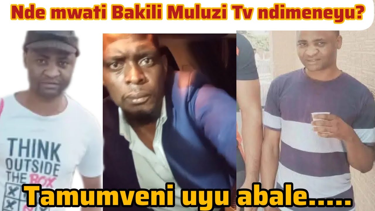 Bakili Muluzi Tv ndi uyu? Koma Izi zikuchitikadi? Bakili Muluzi Tv ndi ameneyidi????