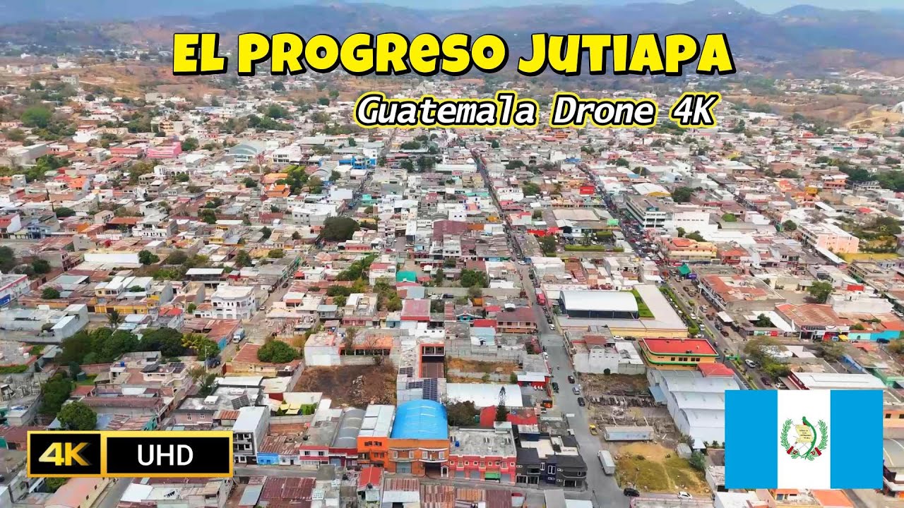 El Progreso Jutiapa Guatemala vuelo con drone
