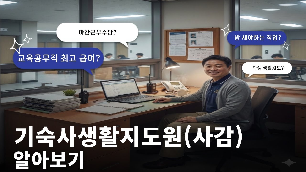 기숙사생활지도원(사감) 알아보자