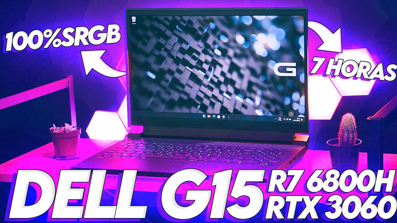 A MELHOR TELA e MELHOR DURAÇÃO DE BATERIA da categoria! Review do Dell G15 (R7 6800H + RTX 3060)