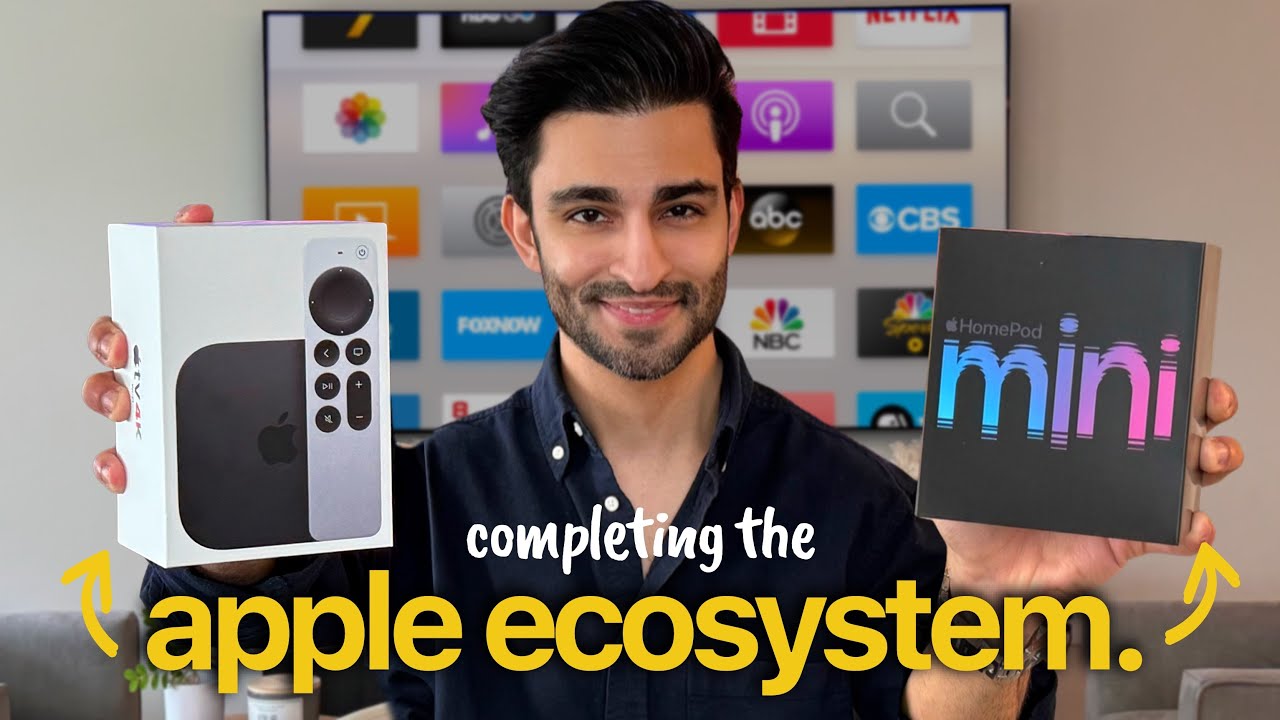 Completing my Apple Ecosystem with Apple TV 4K & HomePod mini unboxing, setup & my opinion ✨