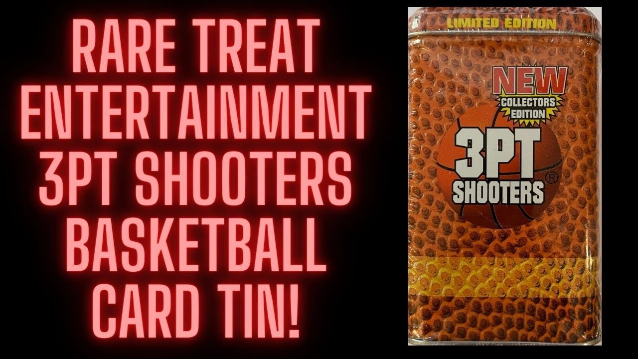 RARE 1998 TREAT ENTERTAINMENT 3PT SHOOTERS BASKETBALL CARD TIN! DID I JUST PULL A $150 CARD?