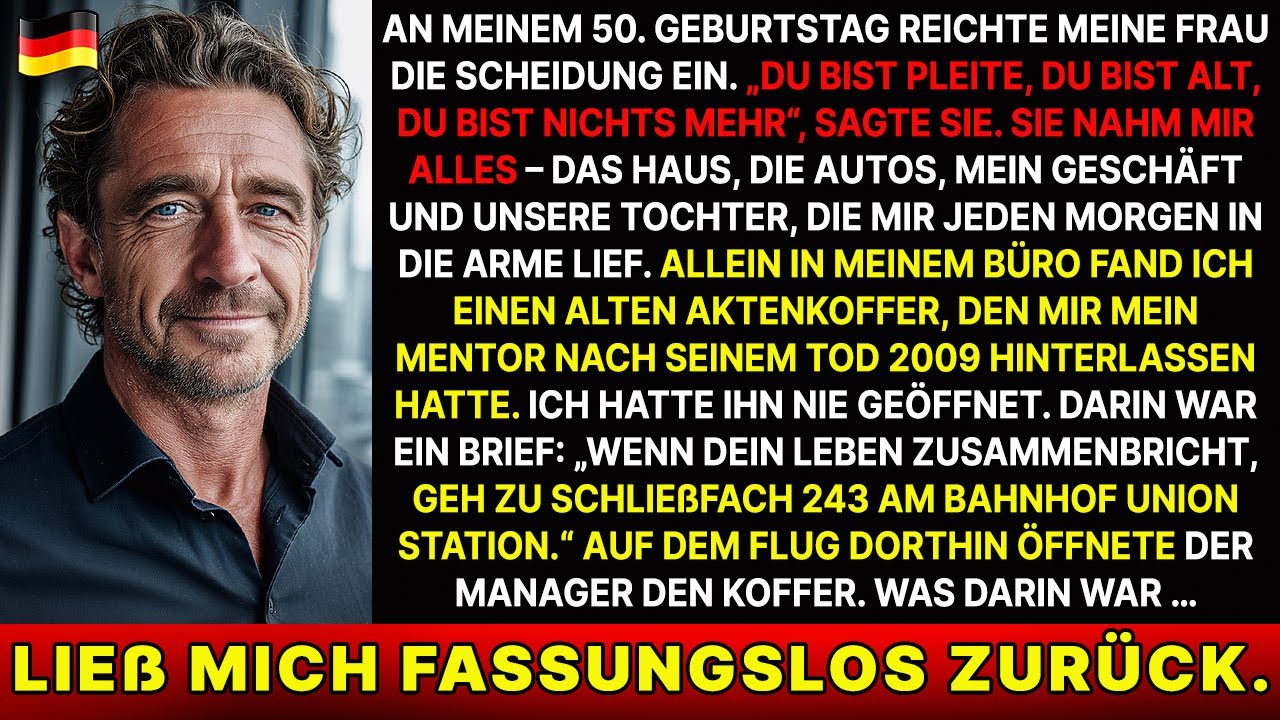 „Du bist pleite, alt und nichts!“ – Sie sagte an meinem 50. Der Aktenkoffer veränderte alles...