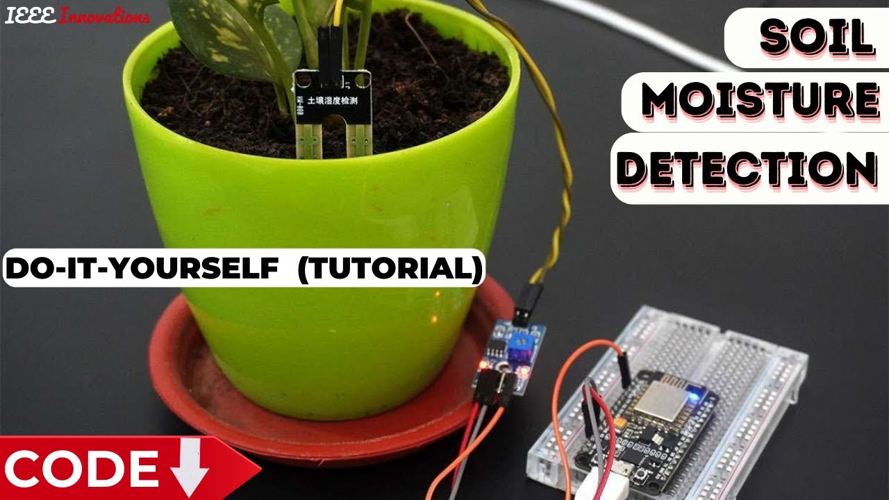 Soil Moisture Detection Device |  How to Make a DIY Soil Moisture Detection Device | Smart Gardening