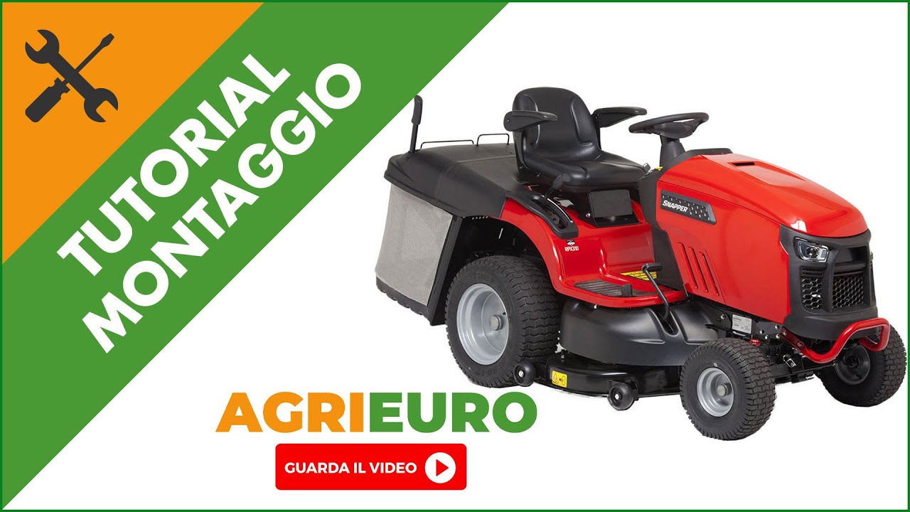 Montaggio trattorino tosaerba Snapper RPX310