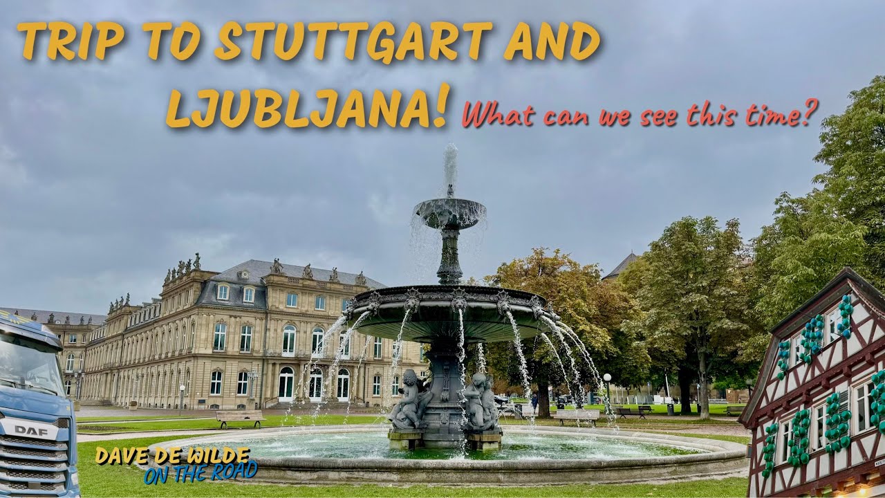 Trip to Stuttgart and Ljubljana!  What can we see this time..?  A long weekend in my DAF XG480!  🚛💨