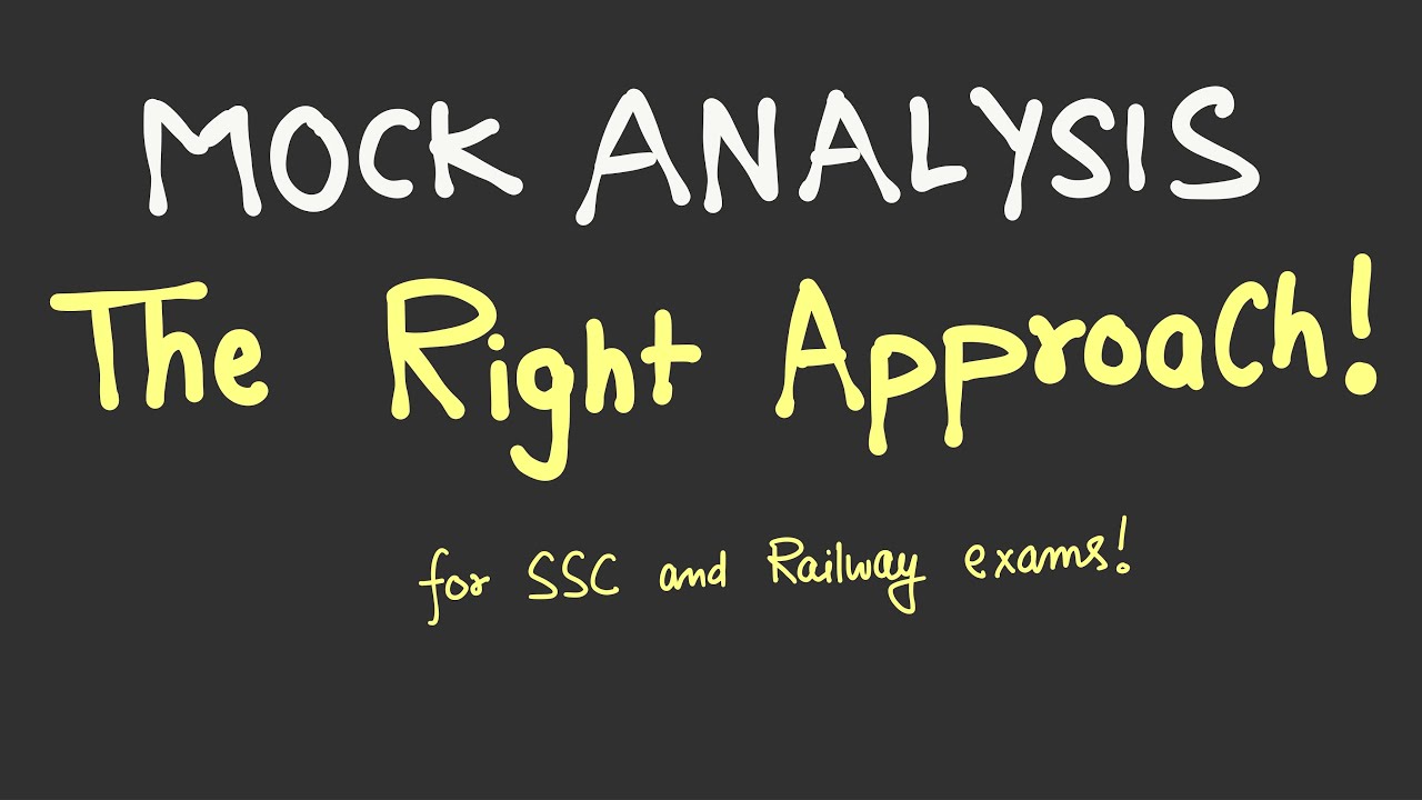 How to Actually Analyze Mocks for SSC CGL & RRB NTPC