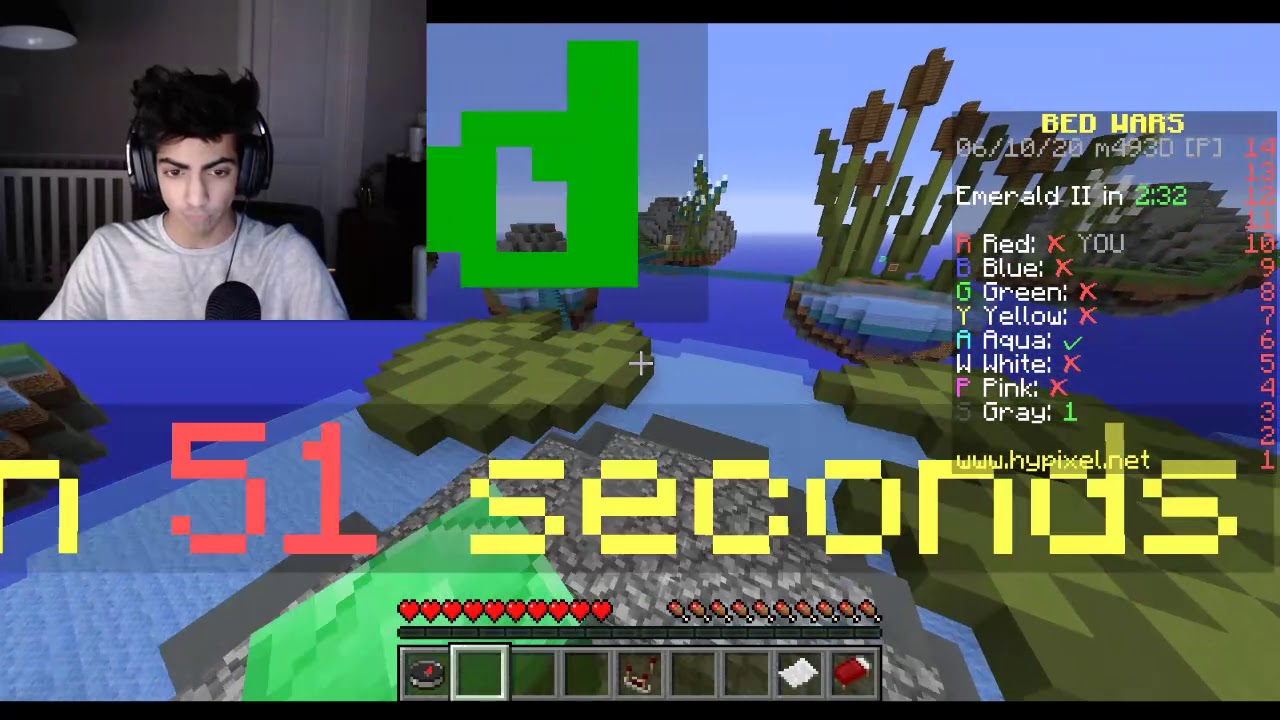 Skeppy and friends play some bedwars - skeppy stream reupload 6/10/2020