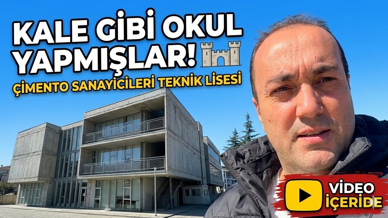 Kale Gibi Okul Yapmışlar | Böyle Bir Betonarme Yapı Görmediniz 