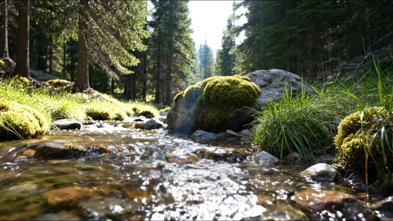 Relaxing River Sounds for Sleeping | Deep Sleep Music & Stress Relief