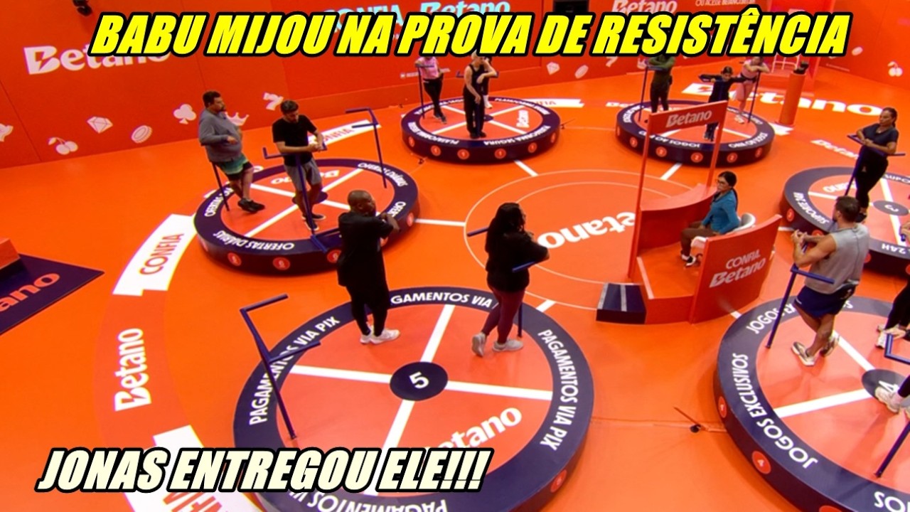 BABU MIJOU NA PROVA DE RESISTÊNCIA E JONAS ENTREGA ELE PARA PRODUÇÃO!