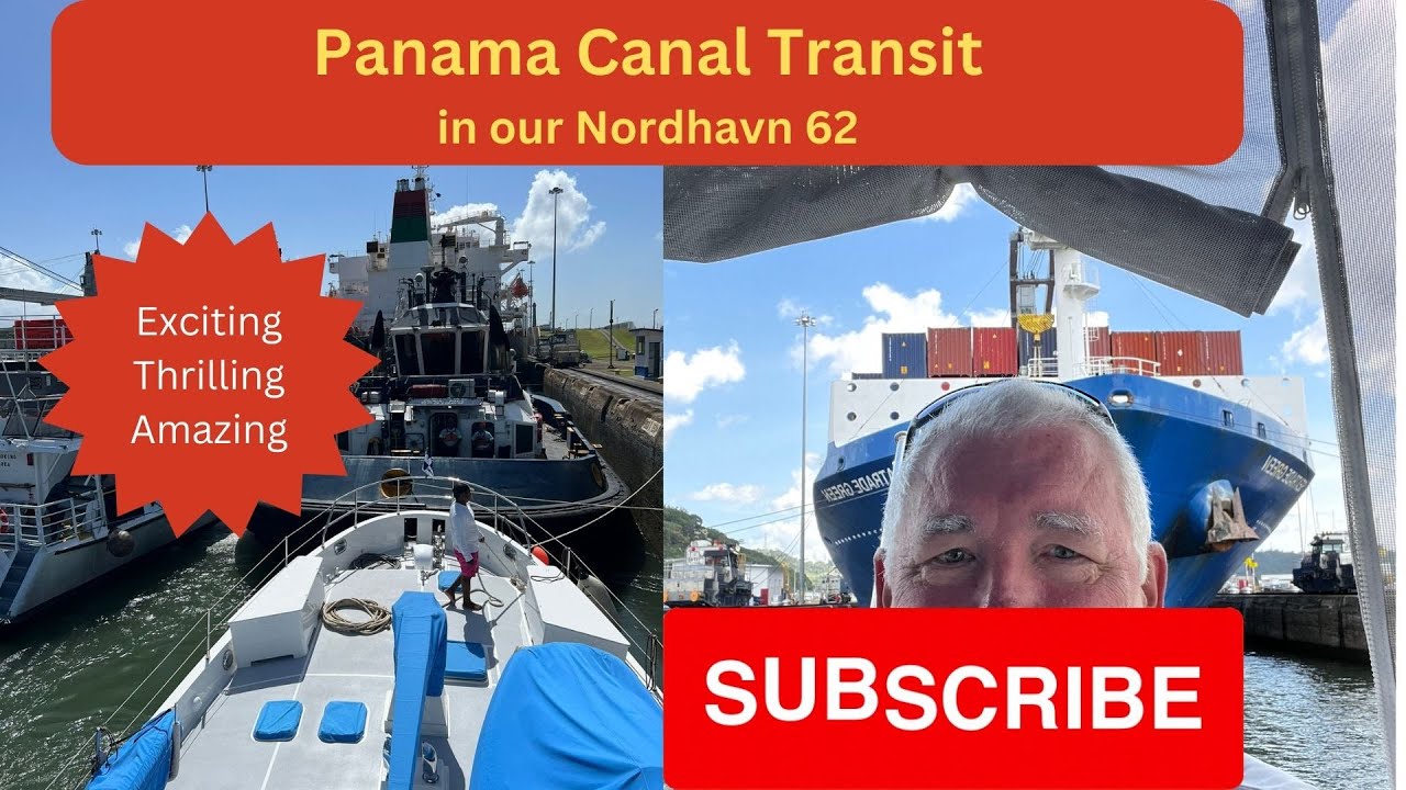 Транзит по Панамскому каналу в нашем Nordhavn 62 HD 1080p
