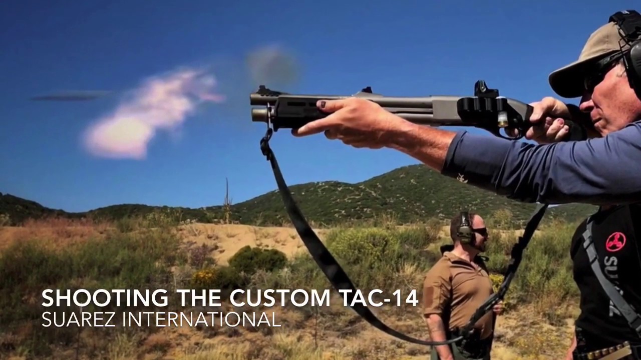 Shooting the custom Tac-14