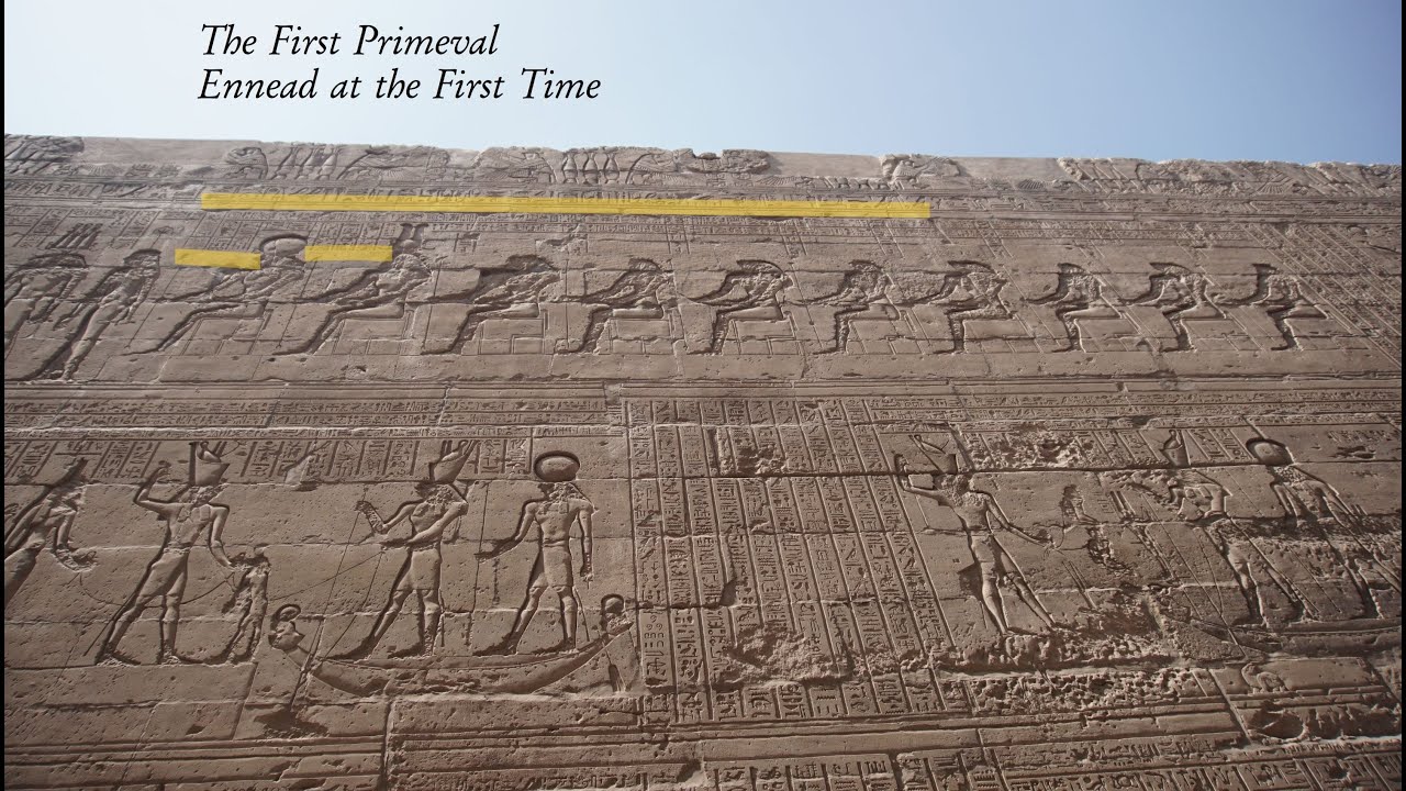 Edfu Temple of Horus: The First Primeval 10 at the First Time Zep Tepi