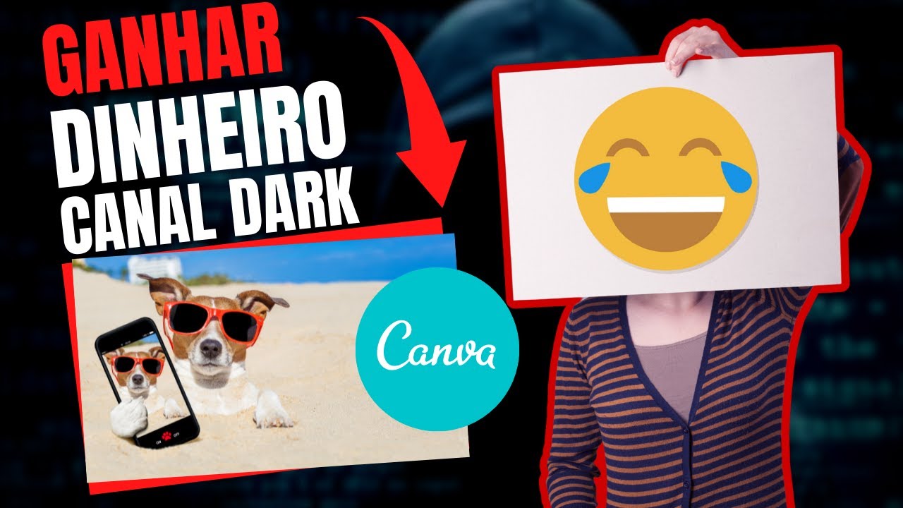 Como Criar VIDEOS para Canal Dark Charadas Engra&ccedil;adas (Tutorial Canva)