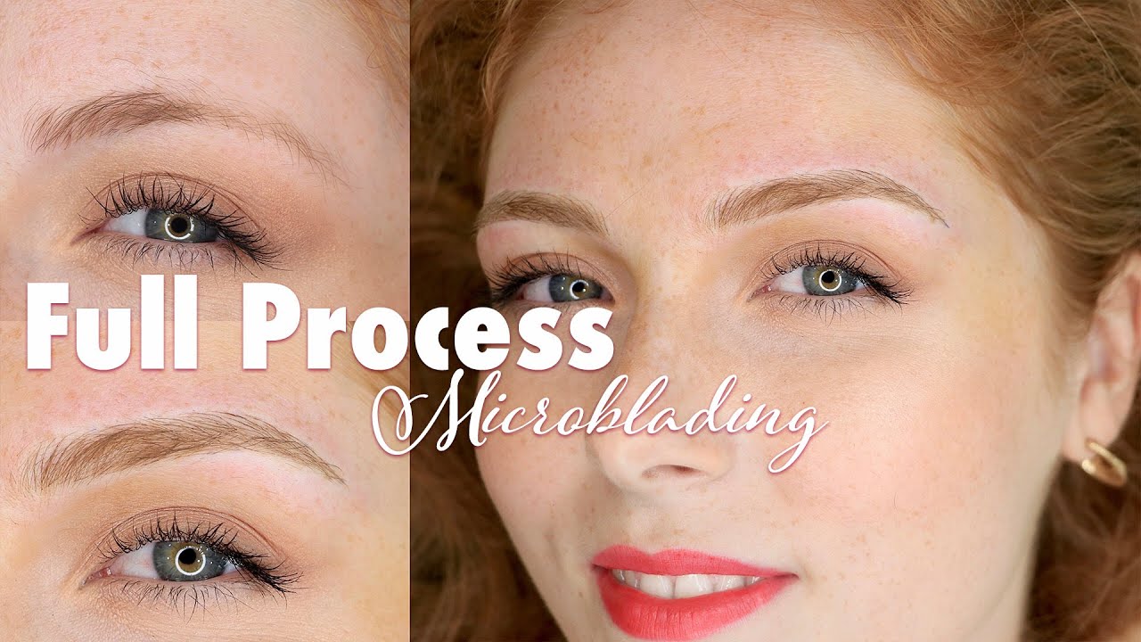 Microblading procedure - Nanoblading with NANOFLOW Pro NEEDLES