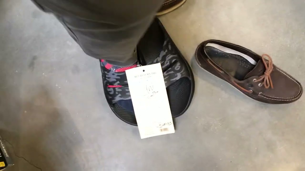 More Shopping Wearing My Fun Brown Sperry TopSiders With No Show Socks