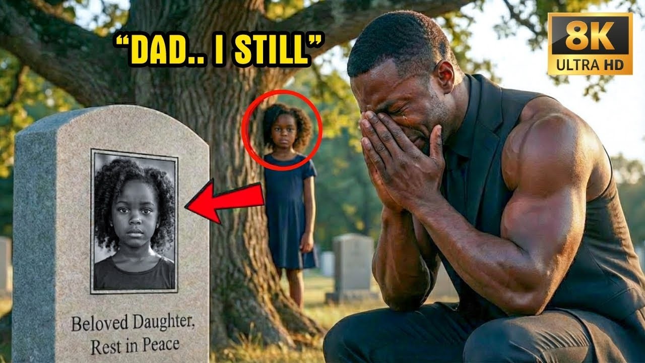 Black Billionaire Cries at His Daughter’s Grave — Not Knowing She’s Alive and Watching Him
