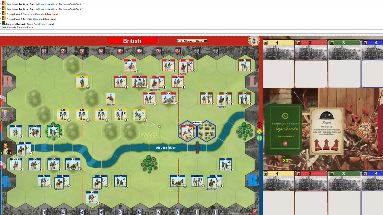 Command & Colors Napoleonics,  Spanish Expansion Playthrough