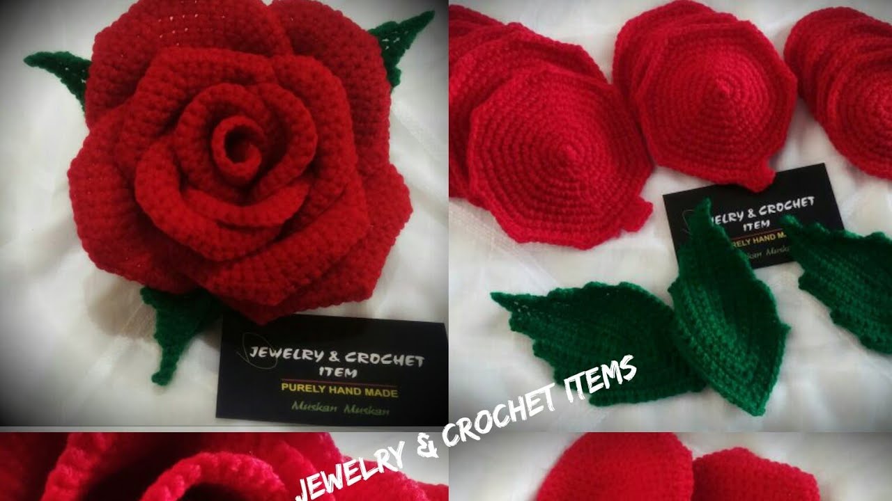 Crochet ROSE 🌹 Pattern